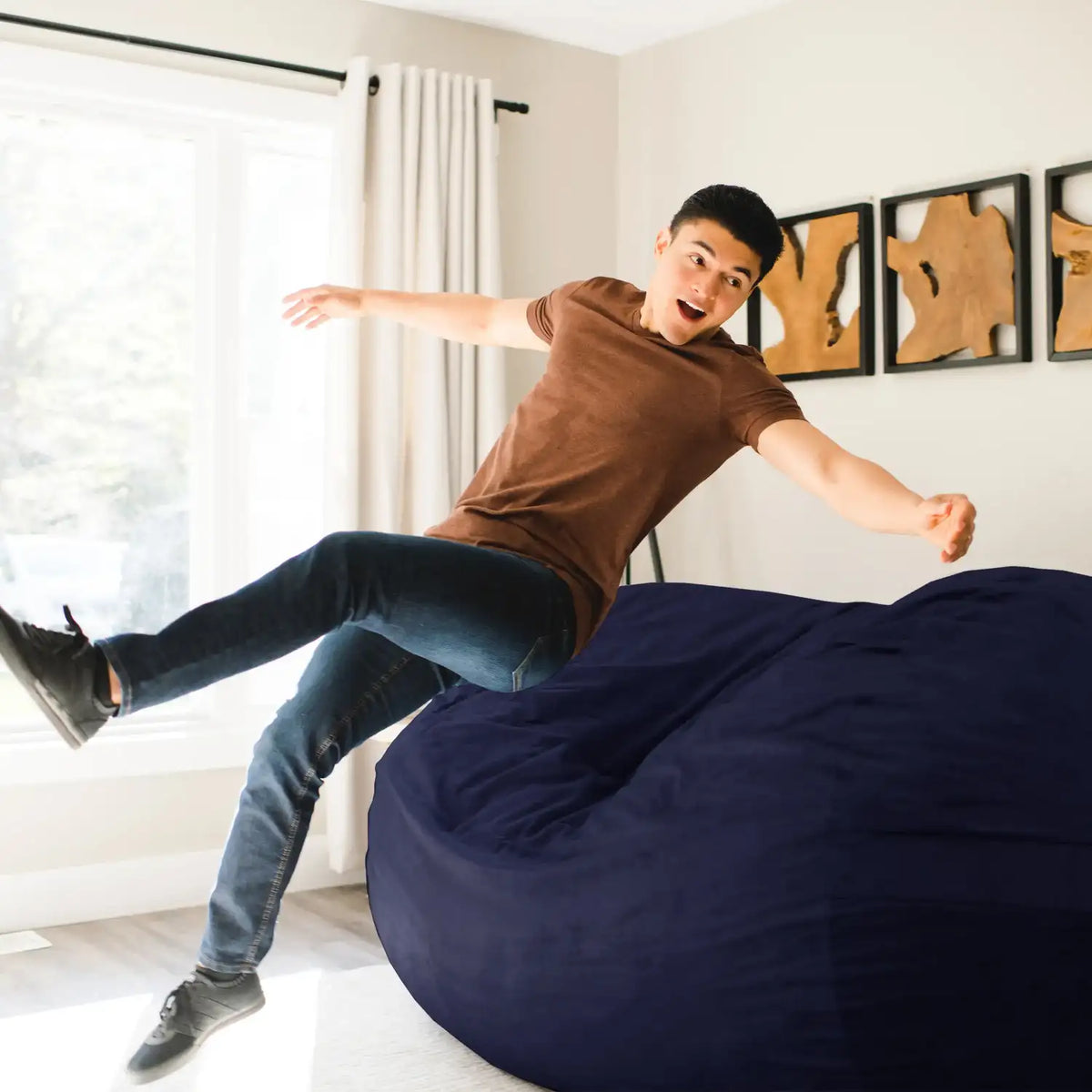 Fall into comfort Fuf XXL Oversized Bean Bag Chair