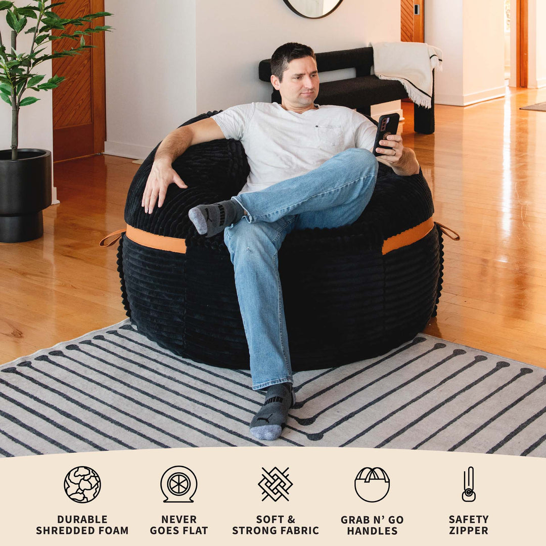 features #color_black-licorice-corded-plush