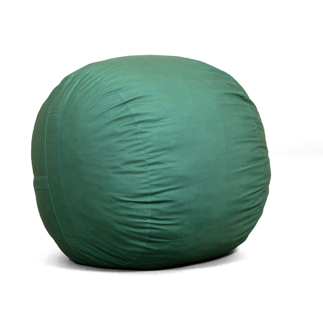 Fuf Medium w/ Removable Cover foam filled angle #color_collegiate-green-brushed-denim