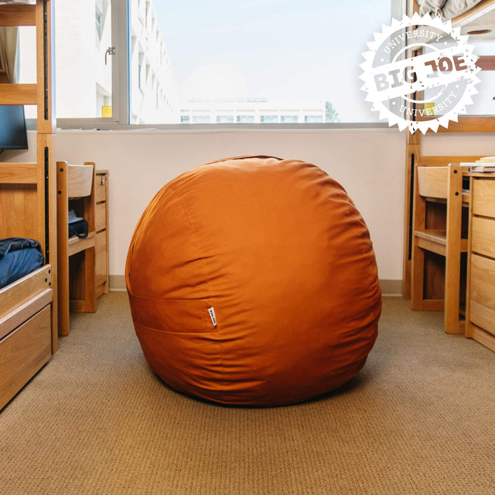 Fuf Medium orange in Dorm Room #color_burnt-orange-brushed-denim