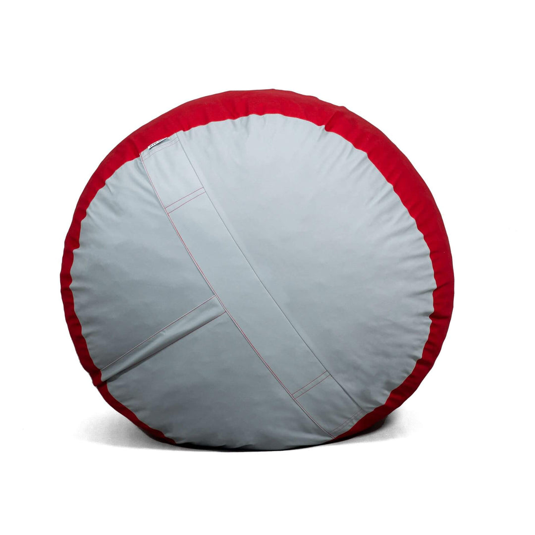 End Fuf Medium Grey and Red #color_scarlet-grey-brushed-denim