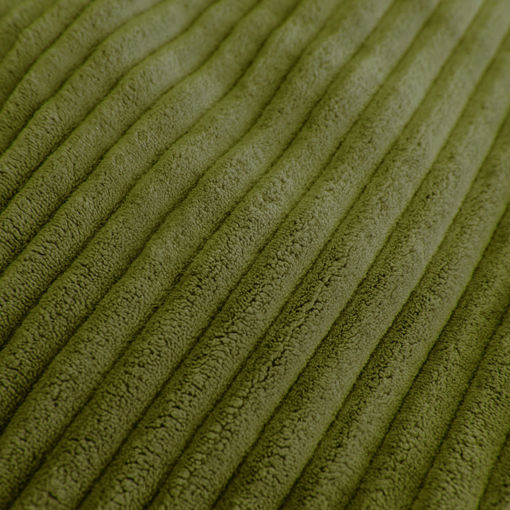Corded Plush Fabric in Moss Green #color_moss-green-corded-plush
