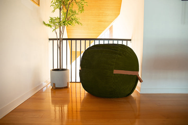 Fuf Medium Moss Green Corded Plush #color_moss-green-corded-plush