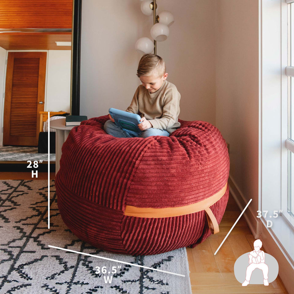 Dimensions #color_deep-terracotta-corded-plush