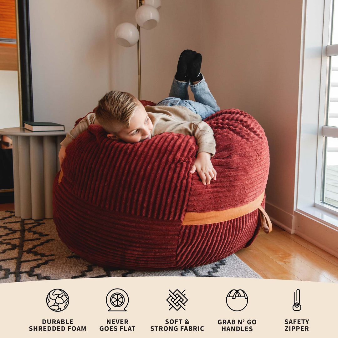Features #color_deep-terracotta-corded-plush