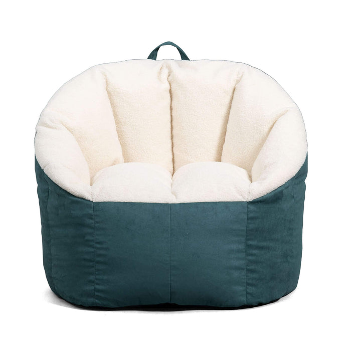 Milano bean filled #color_sage-sherpa-vegan-suede