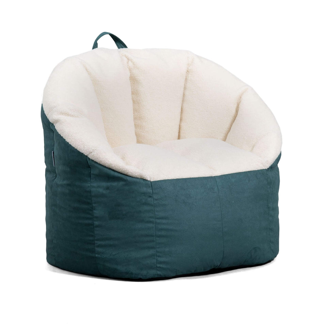 Milano bean filled side #color_sage-sherpa-vegan-suede