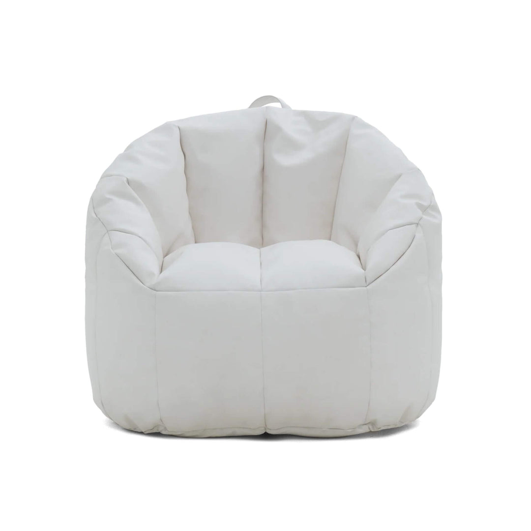 Milano Outdoor Vinyl Patio Chair #color_white-marine-vinyl