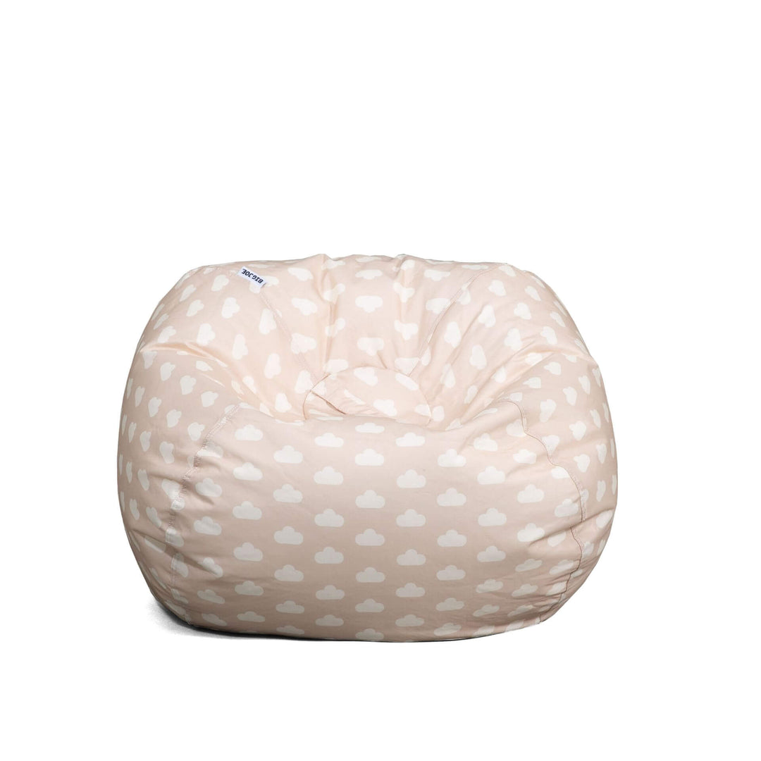 Classic Beanbag bean filled in oat polka dot #color_mini-clouds-oat-smartmax