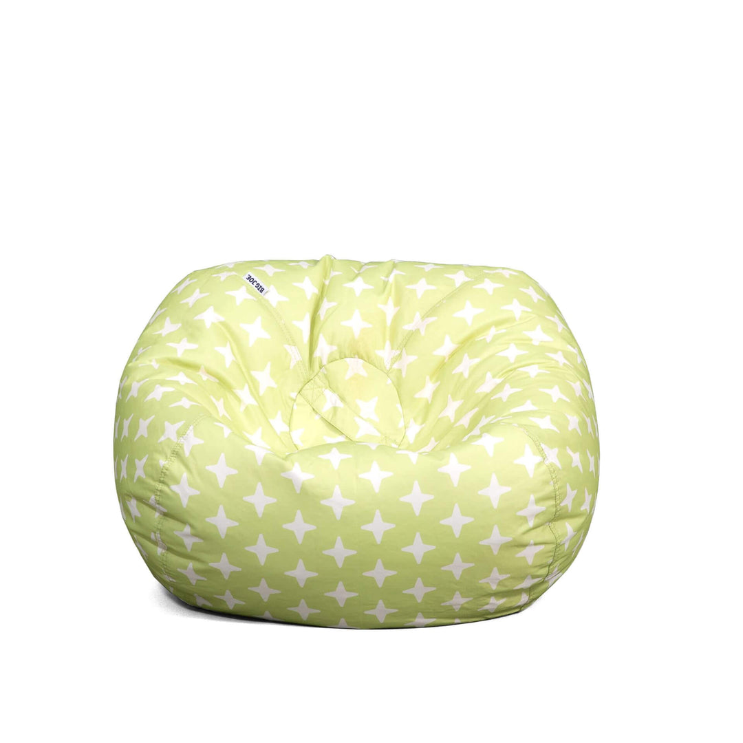 Classic Beanbag bean filled green star #color_scatter-jax-matcha-smartmax