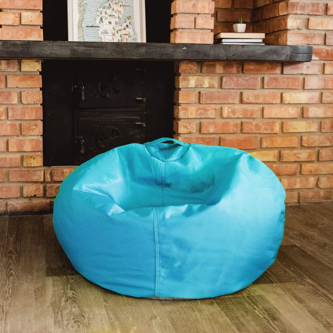 Indoor kids bean bag #color_aqua-smartmax
