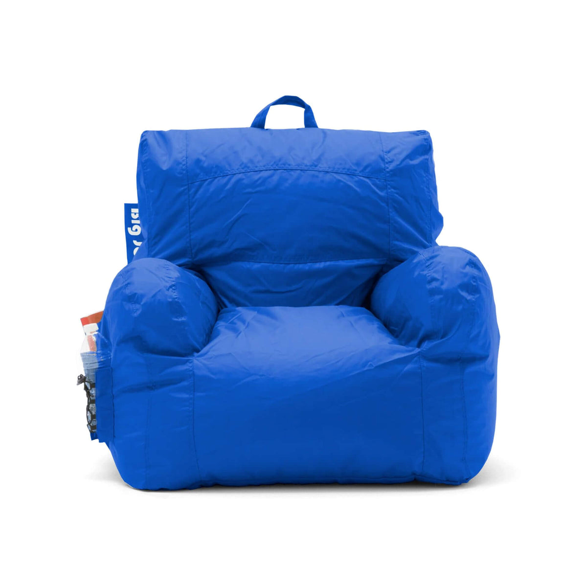 Dorm bean filled blue chair