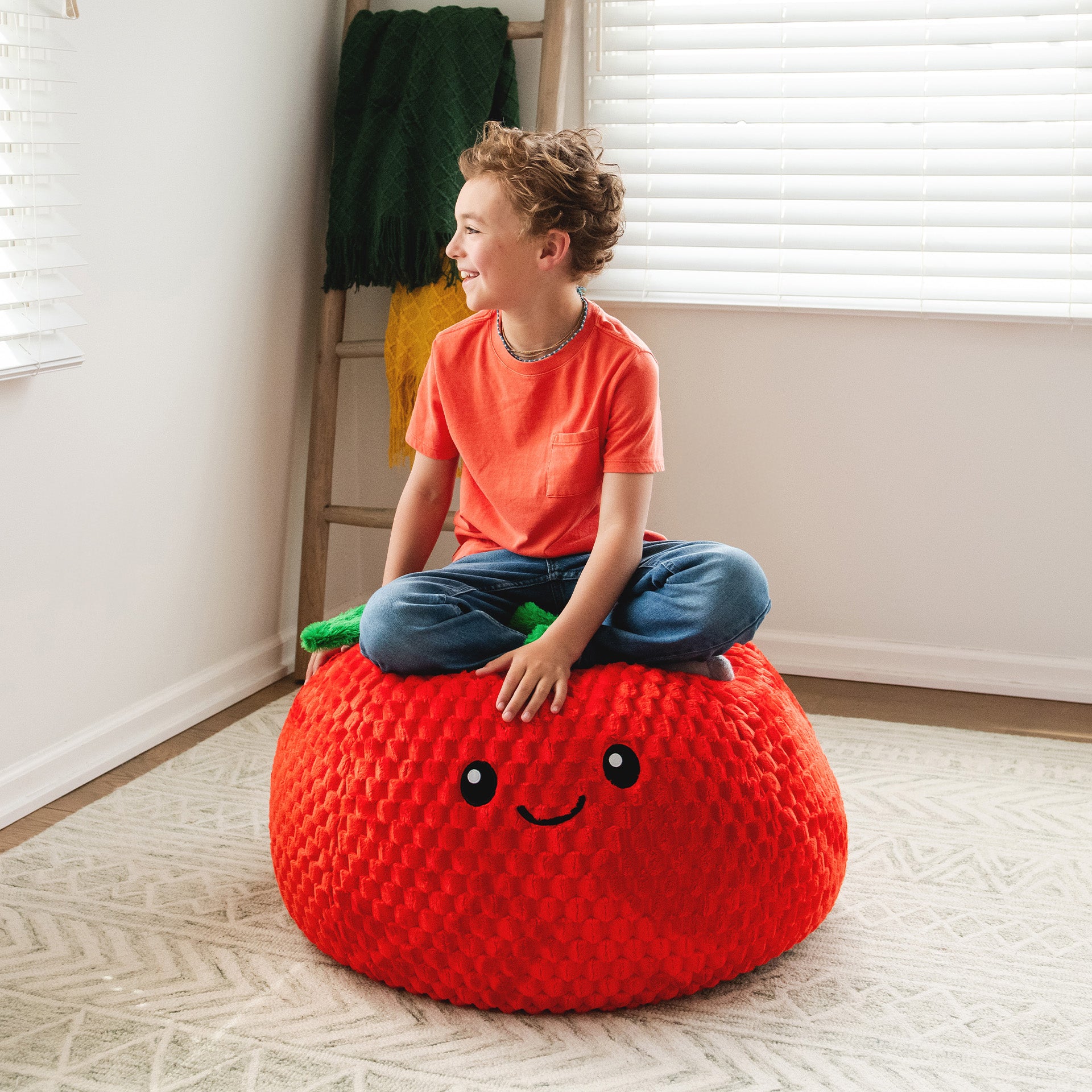 Strawberry PlushiPals™ Bean Bag Chair | Big Joe® Chairs For Kids