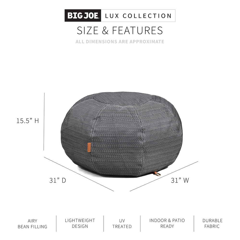 Lux Pouf pool float dimensions