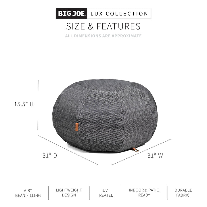 Lux Pouf pool float dimensions