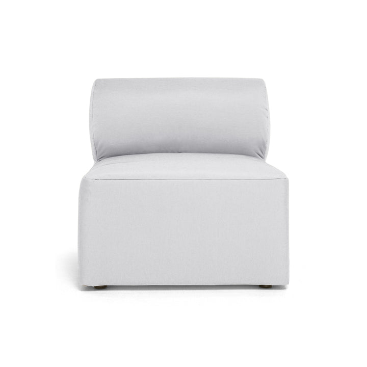 Armless Chair for outdoor patio build your own sectional front #color_light-gray