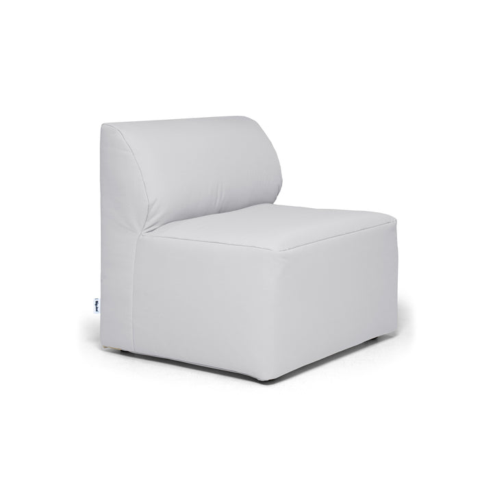 Armless Chair for outdoor patio build your own sectional side #color_light-gray