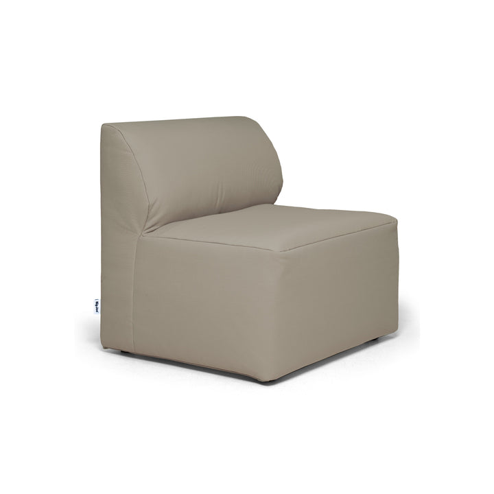 Armless outdoor chair patio chair #color_castor-gray-bask