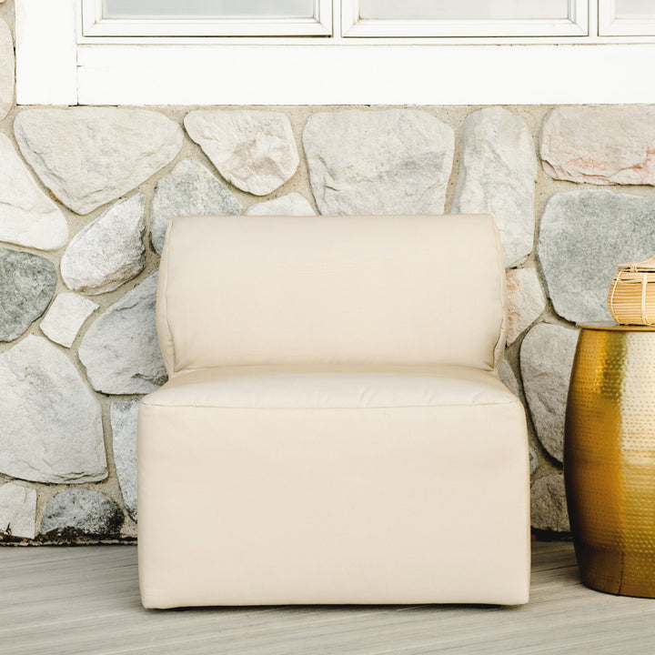 Armless outdoor chair weather resistant #color_terra-bask