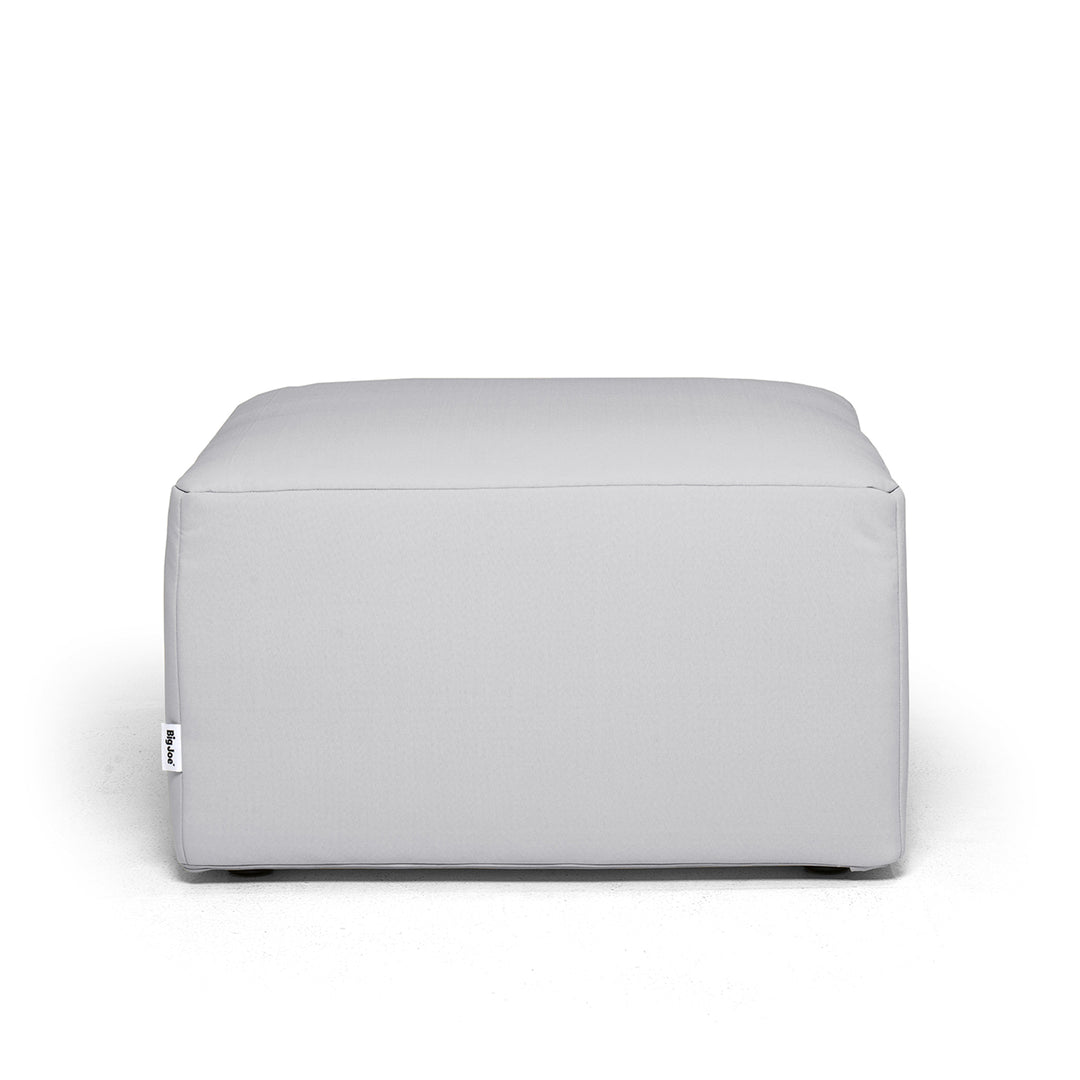Patio ottoman outdoor sectional front #color_light-gray-bask