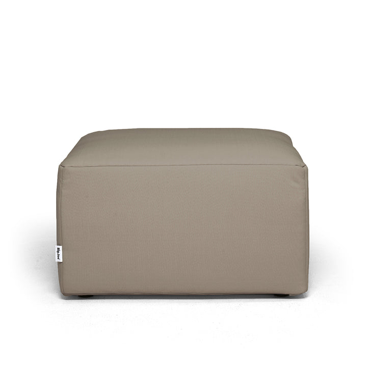 Patio ottoman front #color_castor-gray-bask