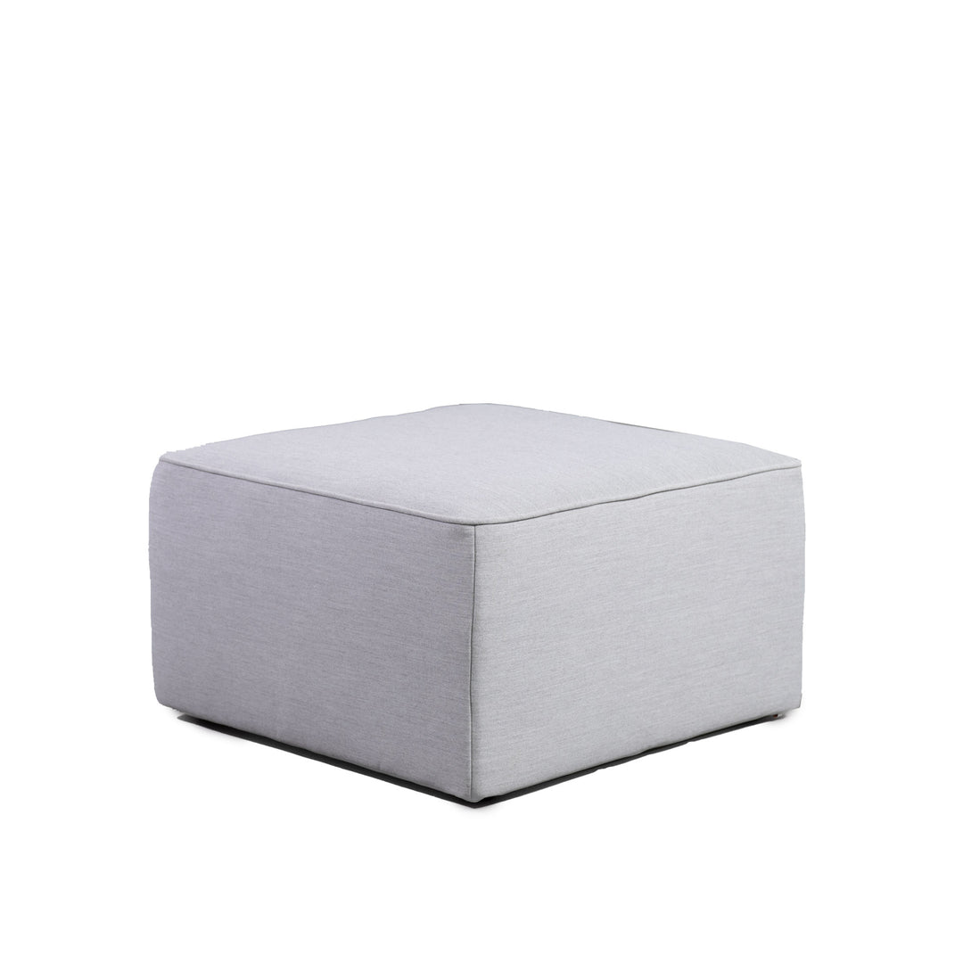 Patio Ottoman Premium Fabric #color_fresh-gray