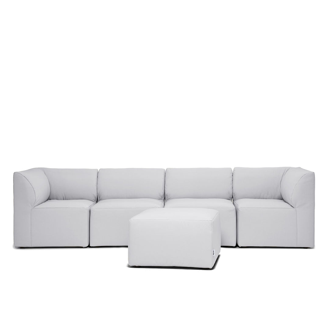 5pc outdoor sectional lightweight #color_light-gray-bask