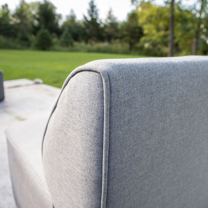 5pc sectional couch premium textured fabric weather resistant patio furniture #color_fresh-gray