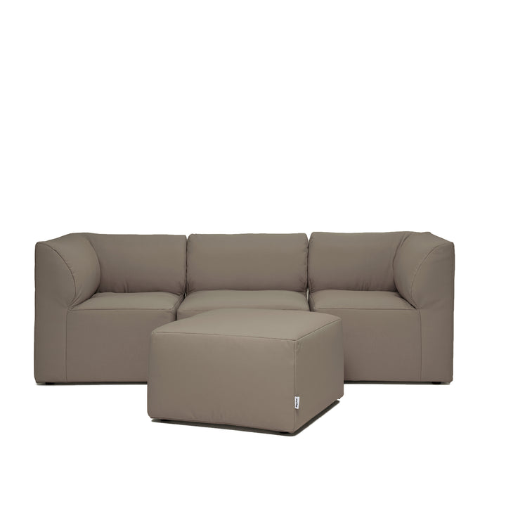 4pc outdoor sectional furniture lightweight #color_castor-gray-bask