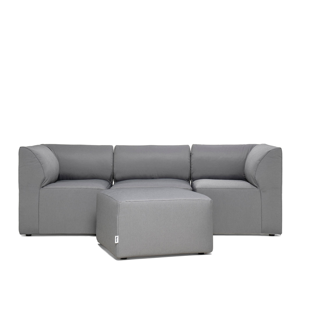 Patio 4pc Sectional Patio lightweight #color_granite-bask