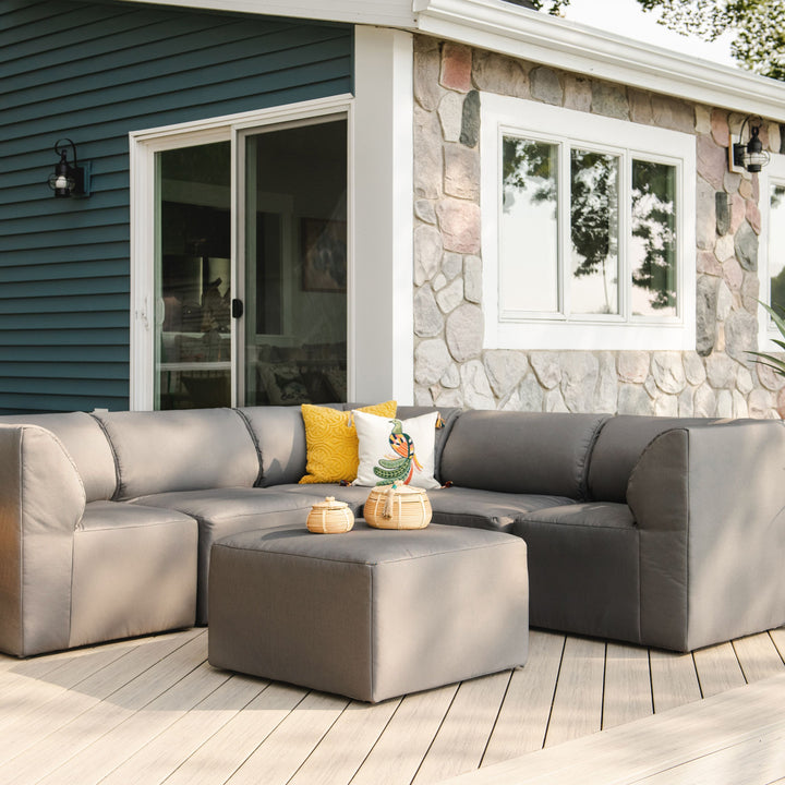 6pc weatherproof outdoor furniture decor #color_granite-bask