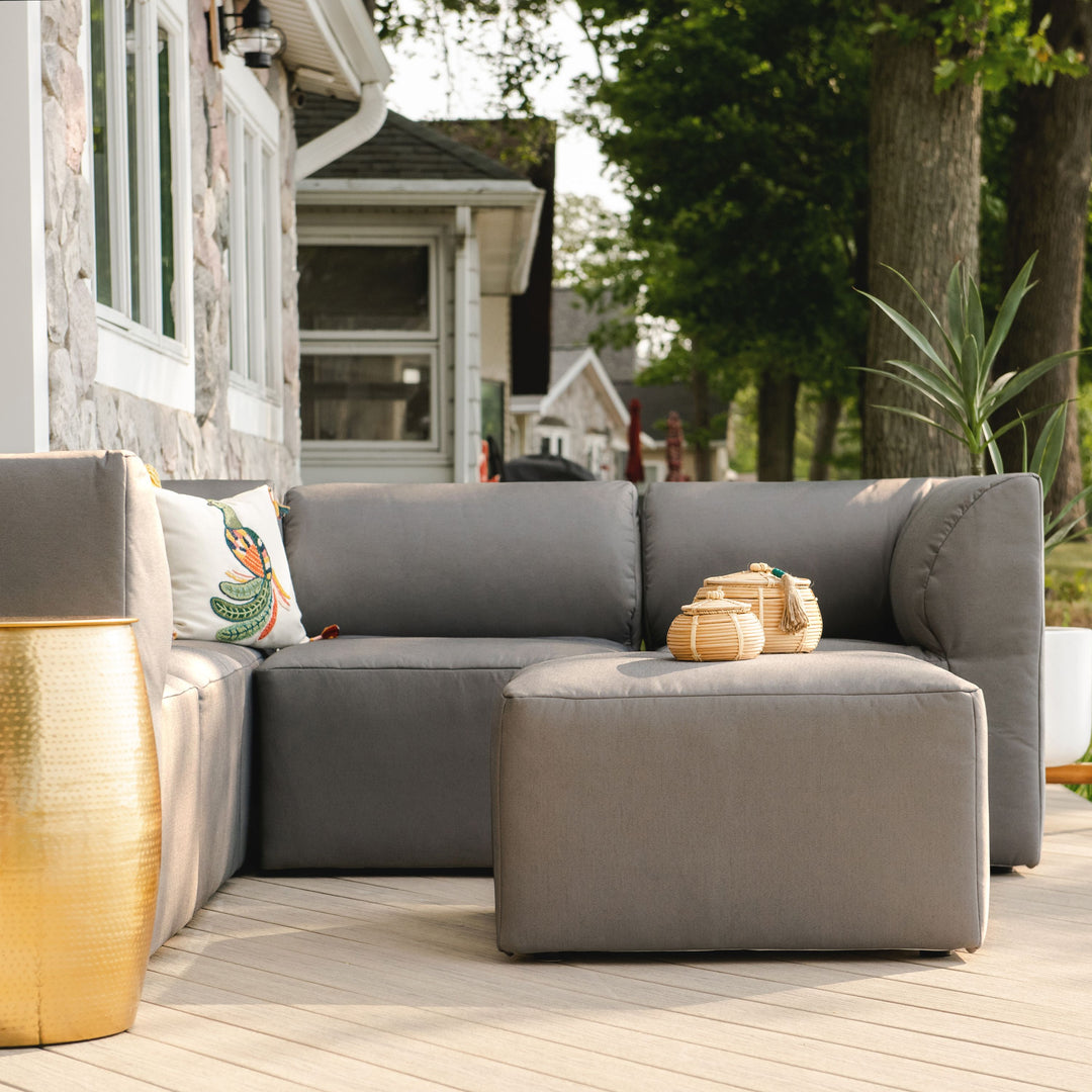 6pc weatherproof outdoor patio furniture #color_granite-bask
