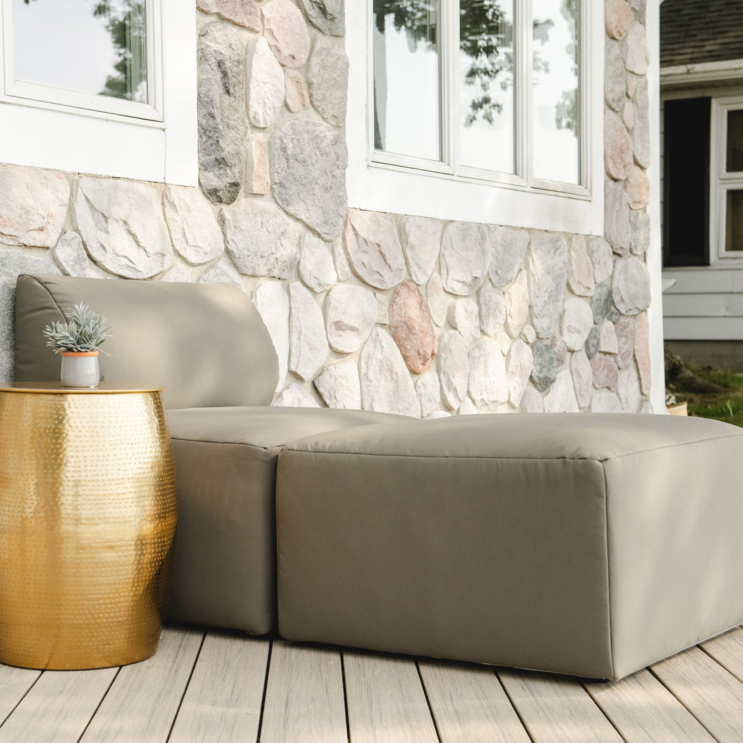 Patio 2pc Sectional Patio Castor Gray Bask #color_castor-gray-bask