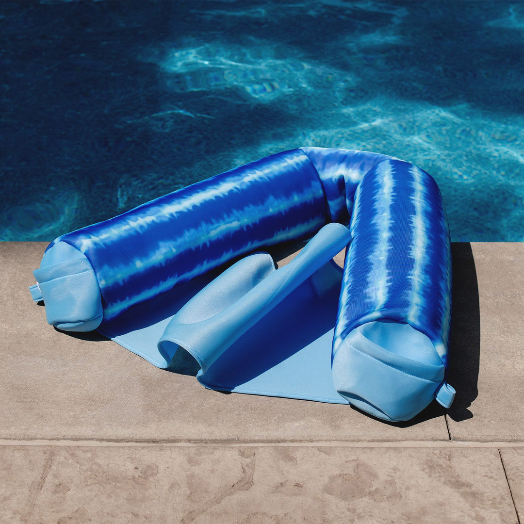 Shaka Sling XL pool float quick drying #color_ripple-blue