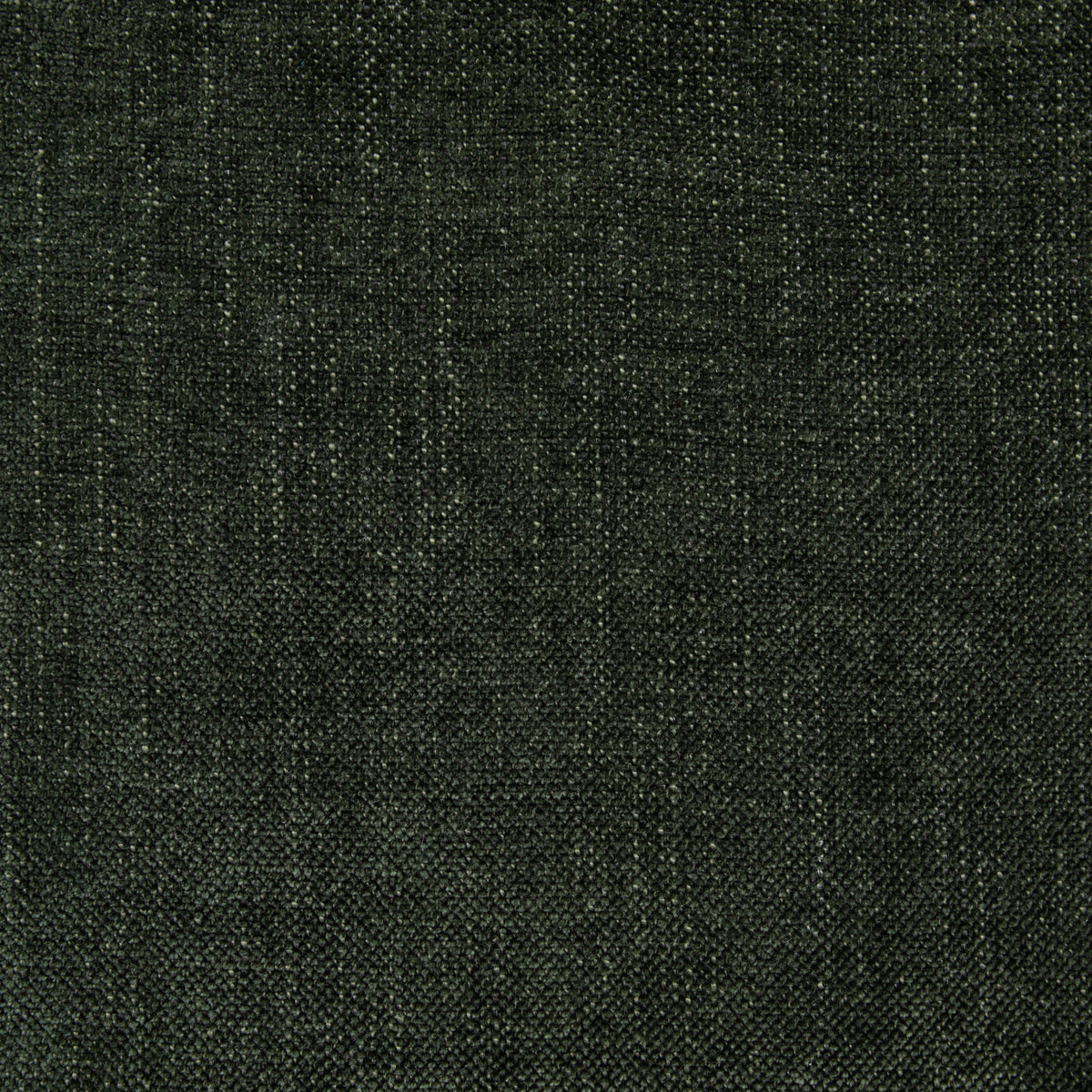 A close-up of a dark olive green woven fabric texture with a subtle vertical ribbed pattern.