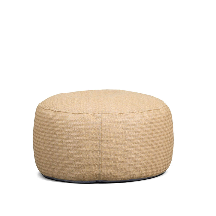 Round Ottoman bean filled