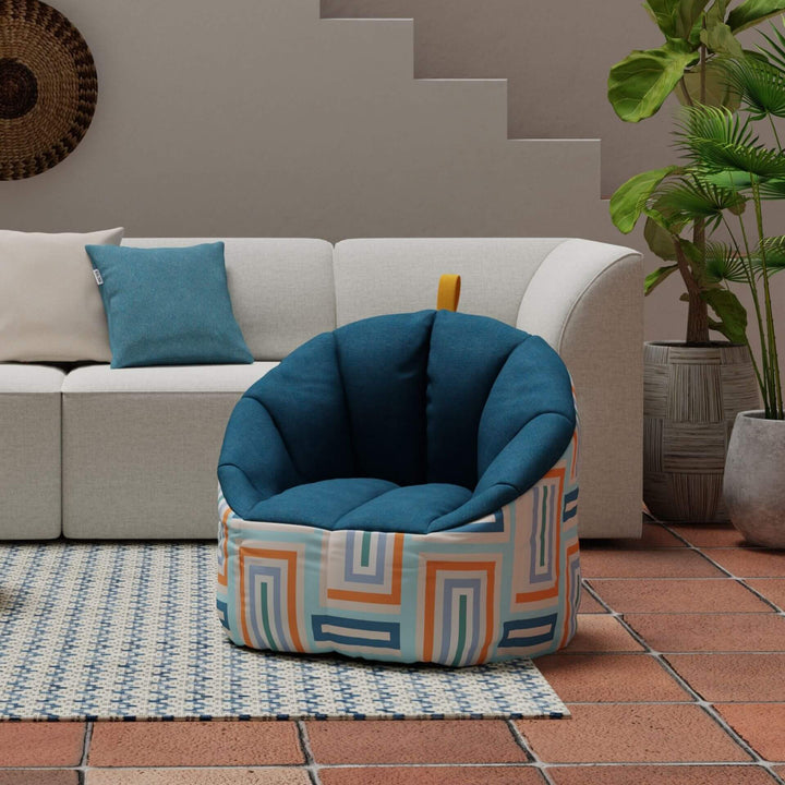 Milano Patio Chair Outdoor Furniture #color_aqua-glass-block-sunmax