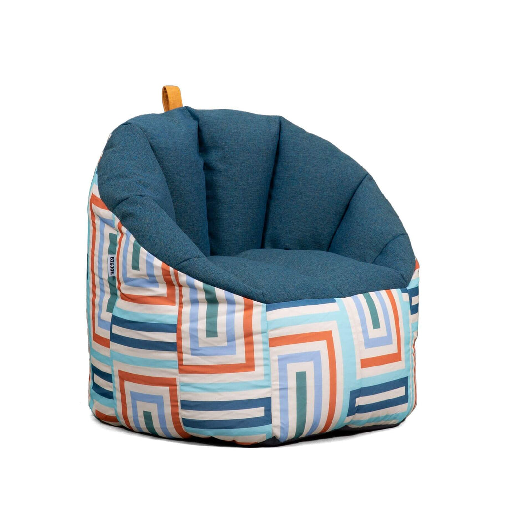 Milano Patio Chair side #color_aqua-glass-block-sunmax