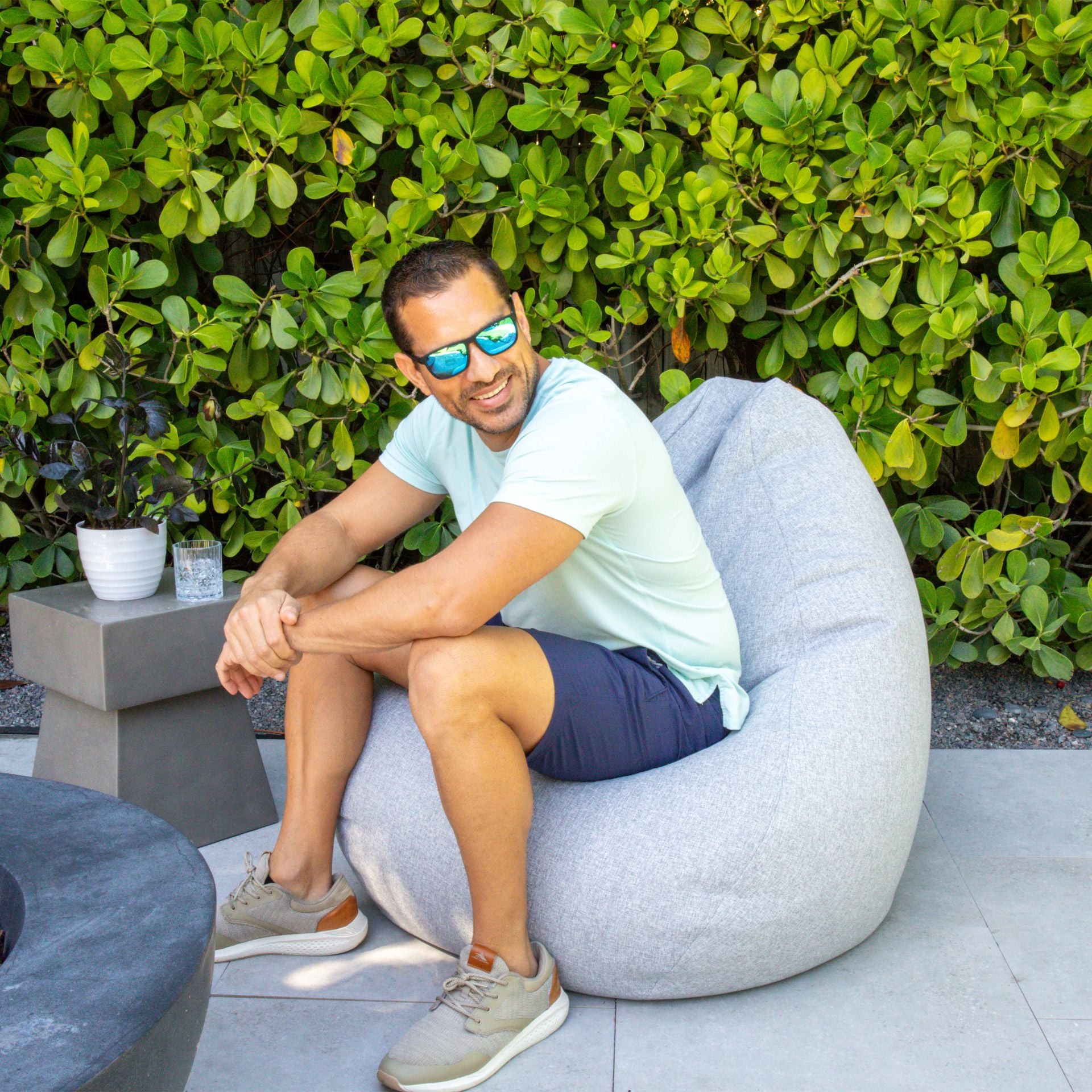 Big Joe® Tuft Outdoor Teardrop Shaped Bean Bag Chair