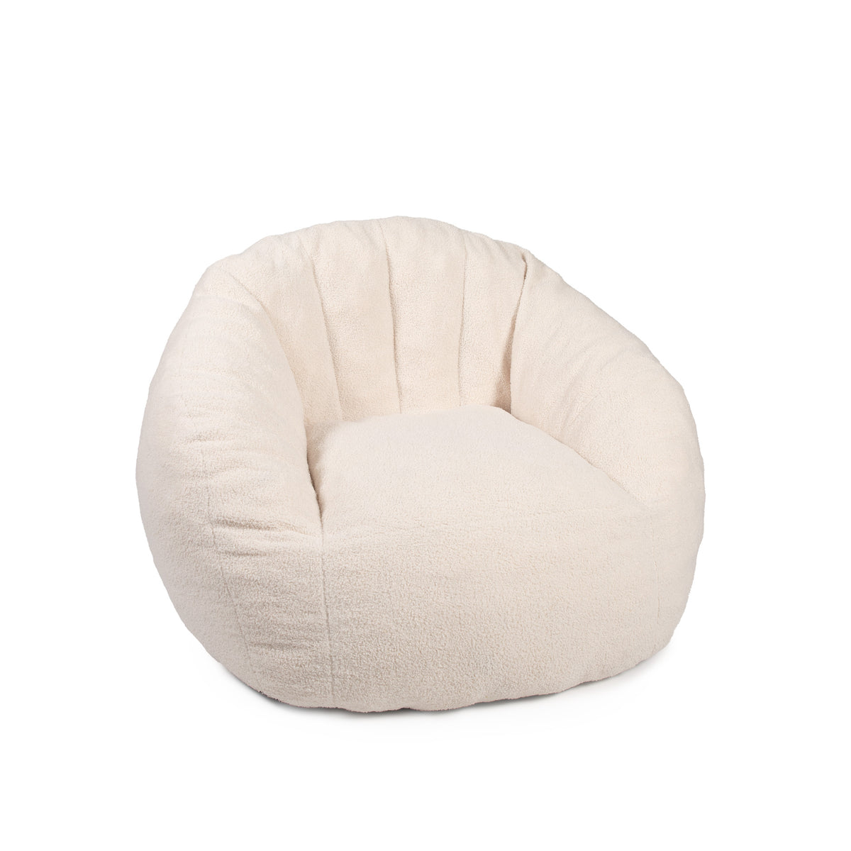white lounge chair with white background