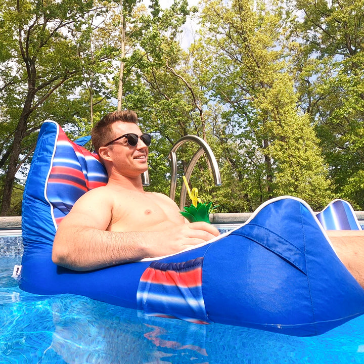 Captain's Float in Blurred Americana with Cup Holder