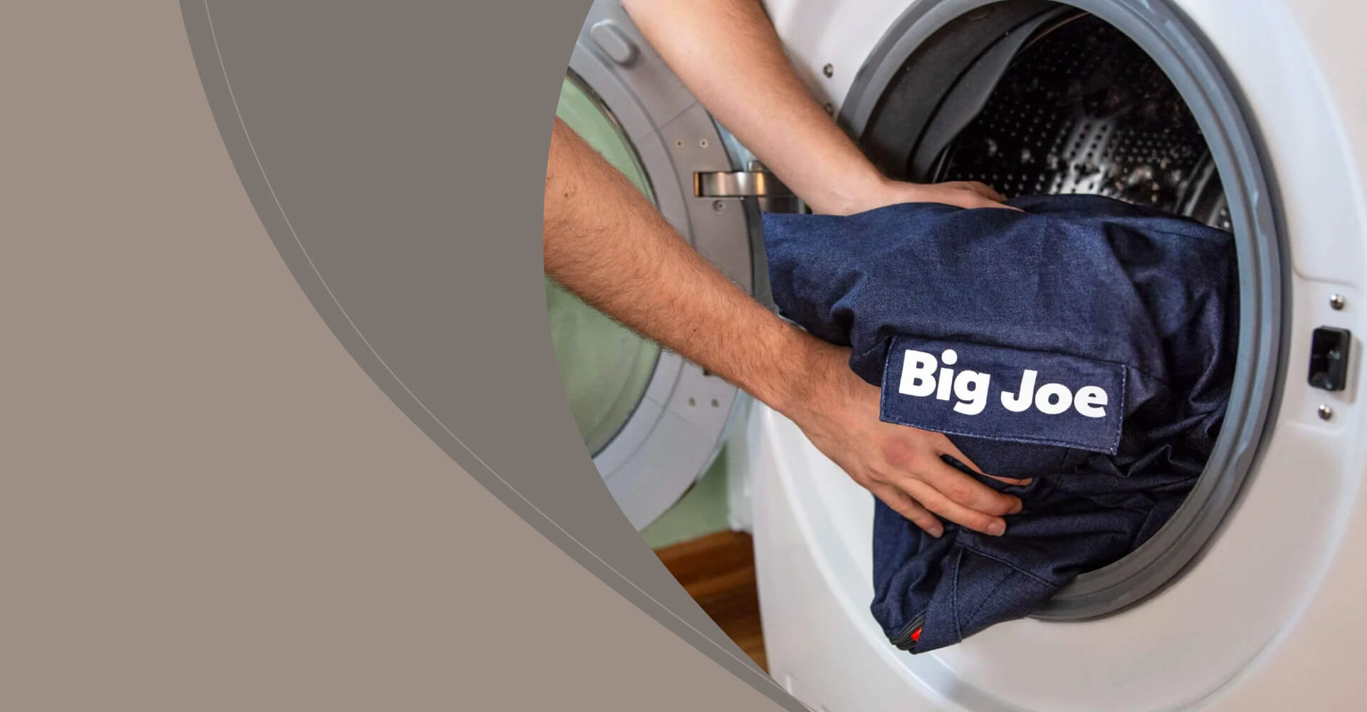 Easy to clean banner - Big Joe Fuf Bean Bag Chairs