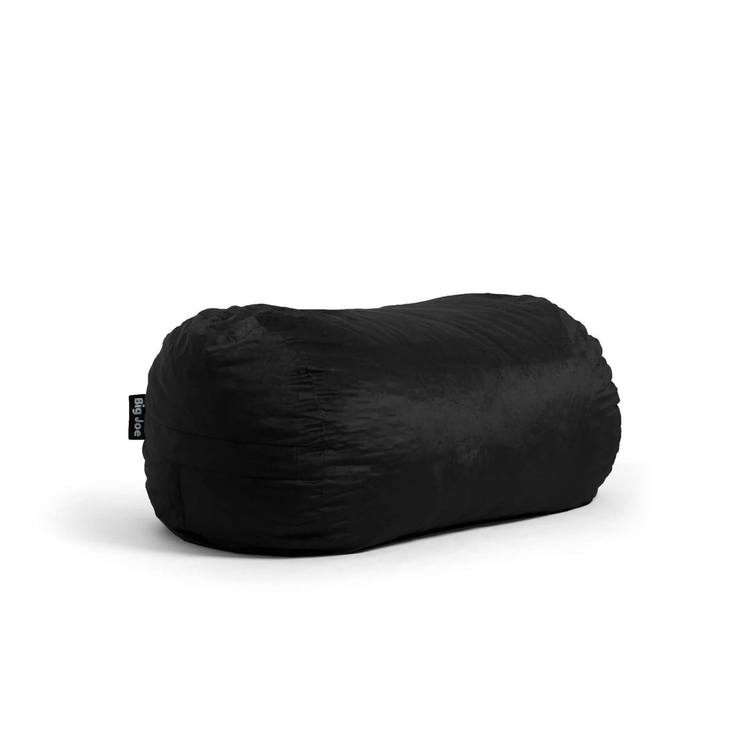 Fuf Media Lounger w/ Removable Cover foam filled side #color_black-plush