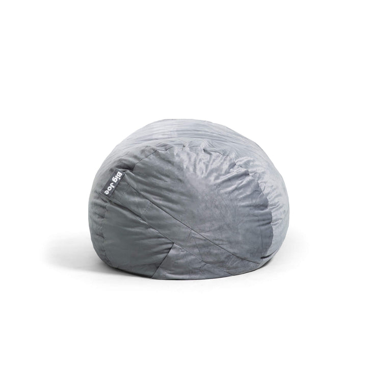 Fuf Media Lounger w/ Removable Cover foam filled end #color_gray-plush