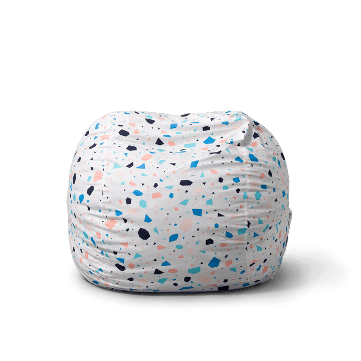 Fuf Medium w/ Removable Cover foam filled multicolored #color_dolce-terrazzo-brushed-denim