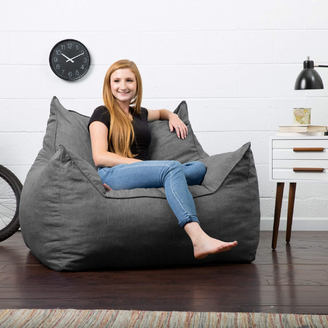 Imperial Lounger foam filled chair #color_gray-union