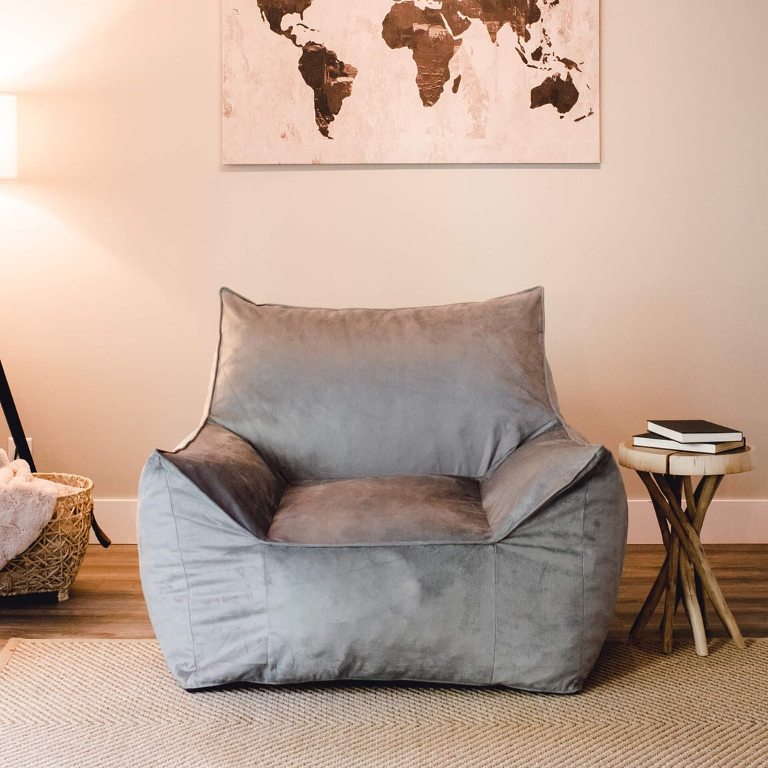 Imperial lounger foam chair #color_gray-plush