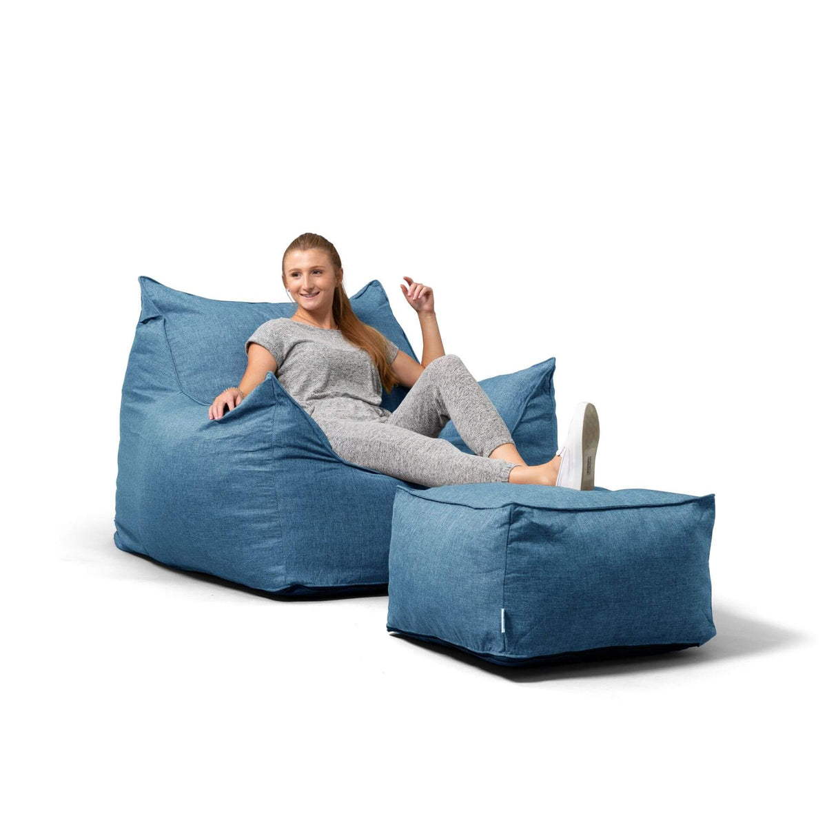 Imperial ottoman shown with imperial lounge chair