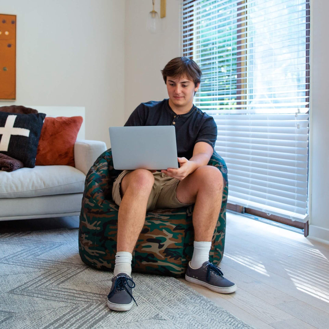 Milano bean filled Camouflage beanbag