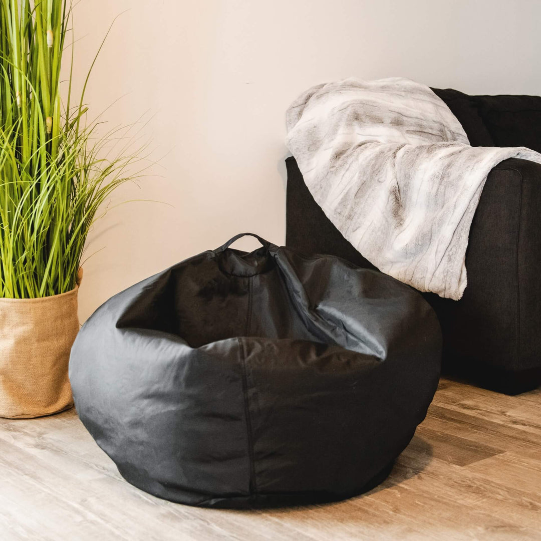 Classic black bean bag for kids #color_stretch-limo-black-smartmax